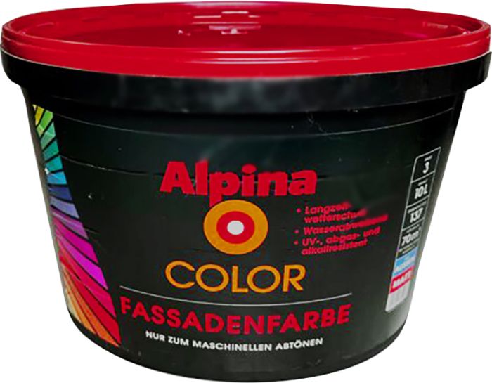 Fassaadivärv Alpina Color Fassadenfarbe Base 3 ainult toonimiseks 9,4 l