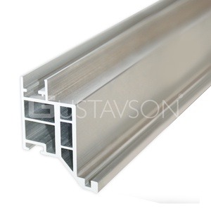Ukseleng, 219 cm x 15 cm x 1 cm, parempoolne, alumiinium