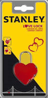 Riputatav ukselukk Stanley Love Lock, punane