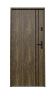 Uks siseruumid Classic, vasakpoolne, pruun, 206 x 100 x 5 cm