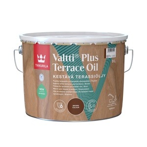 Puiduõli Tikkurila Valtti Plus Terrace Oil, pruun, 9 l