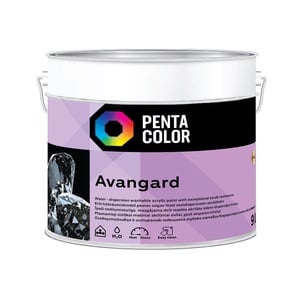 Dispersioonvärv Pentacolor Avangard, valge, 9 l