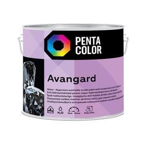 Dispersioonvärv Pentacolor Avangard, valge, 4.5 l