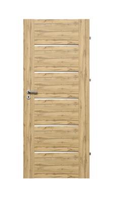 Siseukseleht Domoletti Atlanta, parempoolne, wotan tamm, 203.5 x 64.4 x 4 cm