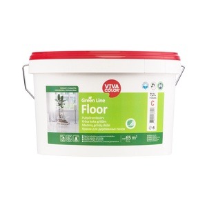 Värv Vivacolor Green Line Floor, valge, 7.2 l