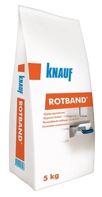 Kipskrohvisegu Knauf Rotband, remondi, elevandiluu/valge, 5 kg
