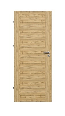 Siseukseleht Domoletti Vienna, vasakpoolne, wotan tamm, 203.5 x 64.4 x 4 cm