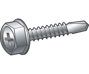 Isekeermestavad kruvid, 4.8 mm x 25 mm, 500 tk