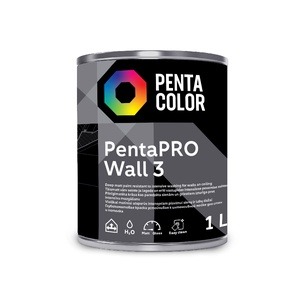 Värv Pentacolor PentaPro Wall 3, valge, 1 l