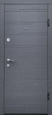 Uks OPTIM-317, parempoolne, grafiit saarepuu, 205 x 86 x 8 cm