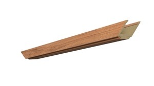 Ukseleng Domoletti Horizontali, 80.5 cm x 14 cm x 9 cm, belgia tamm