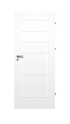 Siseukseleht Domoletti Vienna, parempoolne, valge, 203.5 x 84.4 x 4 cm