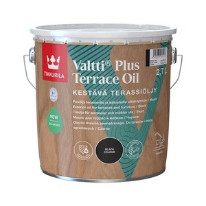 Puiduõli Tikkurila Valtti Plus Terrace Oil, must, 2.7 l