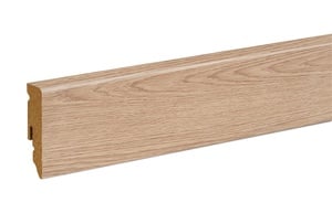 Põrandaliist 544358 FU062L FOEI247, 2400 mm x 58 mm x 15 mm, tamm