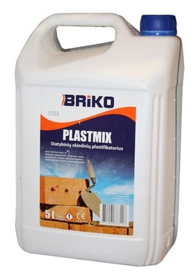 Betooni plastifikaator Briko Plasticizer for concrete Plastmix 4/108, 5 l
