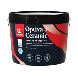 Akrüülvärv Tikkurila Optiva 3 Ceramic, valge, 2.7 l