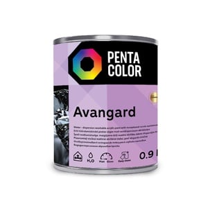 Dispersioonvärv Pentacolor Avangard, valge, 0.9 l