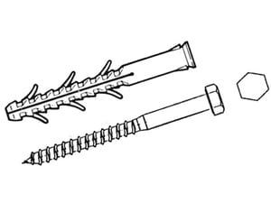 Nael tüübel Elematic, universaalsed, 8x120 mm, 25 tk