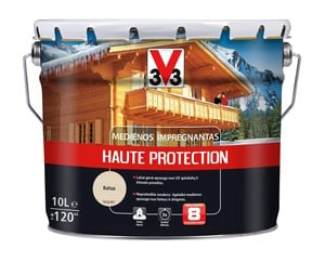 Puidukaitsevahend V33 Haute Protection, valge, 10 l