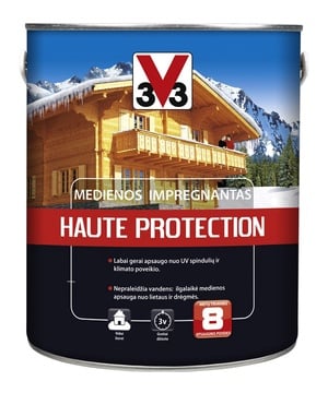 Puidukaitsevahend V33 Haute Protection, valge, 2.5 l