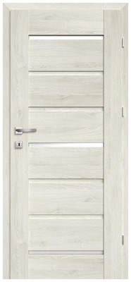 Siseukseleht Classen Greco M7, parempoolne, hall tamm, 203.5 x 84.4 x 4 cm