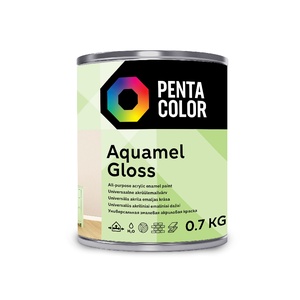 Emailvärv Pentacolor Aquamel, 0.7 kg, valge