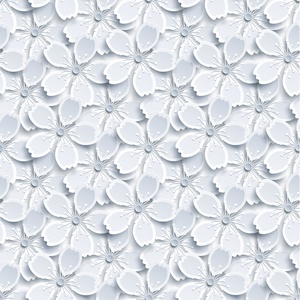 Kile FLOWERS, 15 m x 450 mm