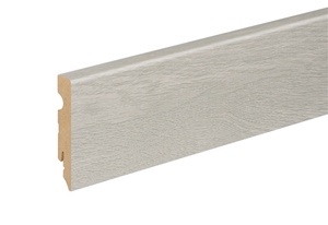 Põrandaliist 549988 FU084L, 2400 mm x 80 mm x 15 mm, tamm