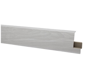 Põrandaliist NG62 NG6087, 2500 mm x 63.5 mm x 17.2 mm, hall