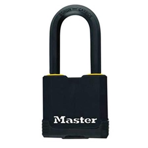 Riputatav ukselukk Masterlock, must, 54 mm