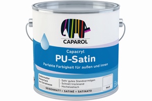 Emailvärv Caparol Capacryl Pu-satin, 2.4 l, valge