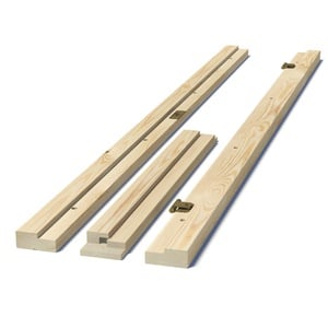 Ukseleng mantel mänd puuvalmis 7x21dm/68mm