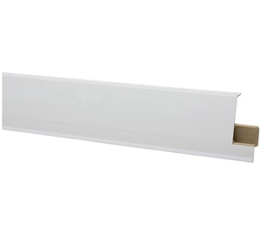 Põrandaliist NG62 NG6000, 2500 mm x 63.5 mm x 17.5 mm, valge