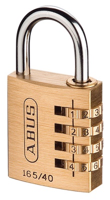 Lukk Abus 165/40C, kuldne, 77 mm