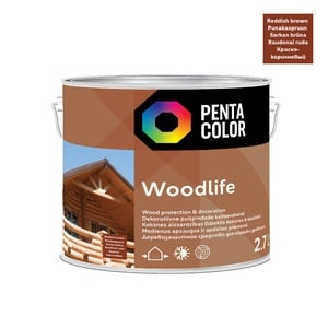 Puidu immutusvahend Pentacolor Woodlife, pihlakas, 2.7 l