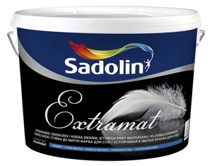 Värv Sadolin Extramat, valge, 10 l