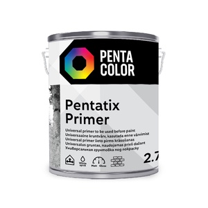 Krunt alküüd- Pentacolor Pentatix, valge, 2.7 l