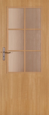 Siseukseleht Classen Natura 2/3, parempoolne, tamm, 203.5 x 84.4 x 4 cm