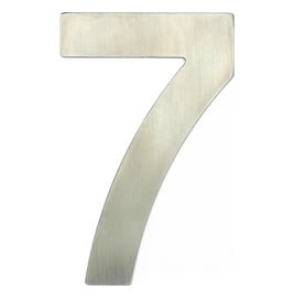Uksenumber Haushalt SS-7, 62 mm x 35 mm, roostevaba teras, roostevaba teras