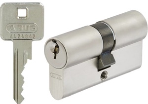 Lukusilinder Abus A93NP, euroopa (din) standart, 115 mm, niklivärvi