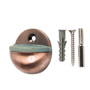 Uksestopper Haushalt DS013CC, 25 mm, Ø 45 mm, kumm/teras, vask