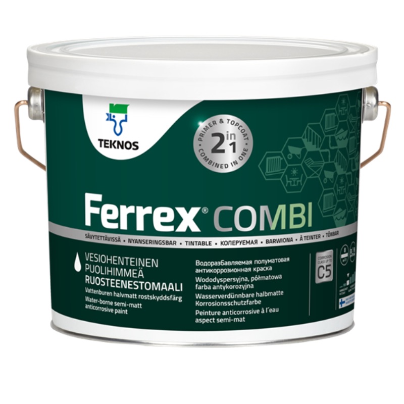 ROOSTETÕRJEVÄRV FERREX COMBI 10L MUST