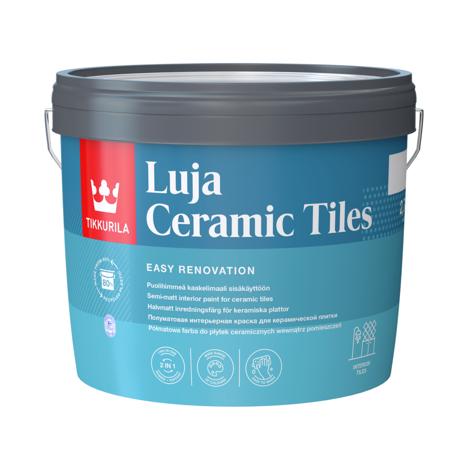 POOLMATT VÄRV KERAAMILISTELE PLAATIDELE LUJA CERAMIC TILES A 2,7L