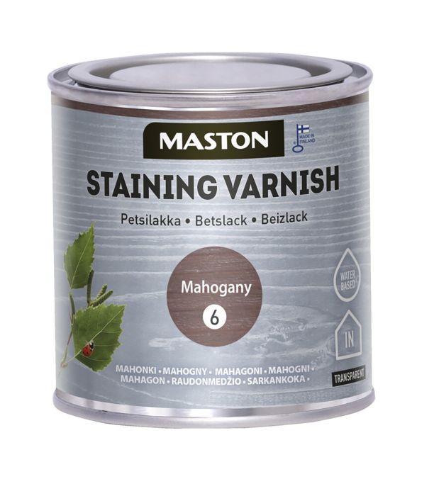Peitslakk Maston Staining Varnish 250 ml 6 Mahagon