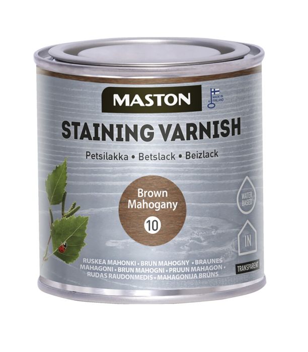 Peitslakk Maston Staining Varnish 250 ml 10 Pruun Mahagon