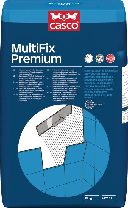 Plaatimissegu Casco Multifix Premium 15 kg