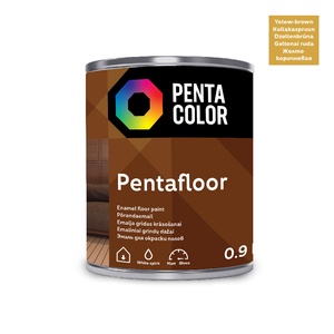 Põrandavärv Pentacolor Pentafloor, kollakspruun, 0.9 l