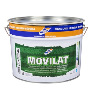 Dispersioonvärv Rilak Movilat 4, valge, 9 l