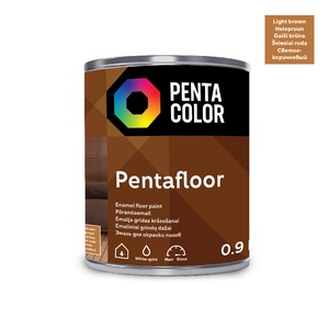 Põrandavärv Pentacolor Pentafloor, hele pruun, 0.9 l