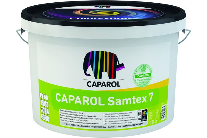 Sisevärv Caparol Samtex 7 B2 ainult toonimiseks 1,25 l